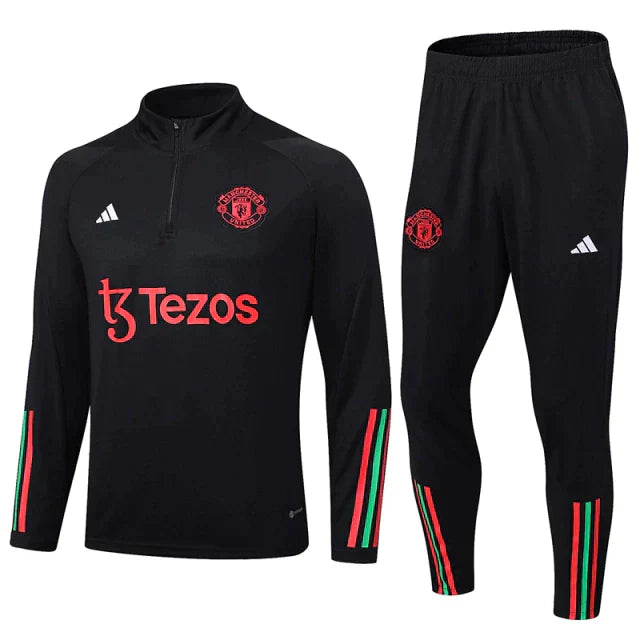 Manchester United 2023 Black Tracksuit