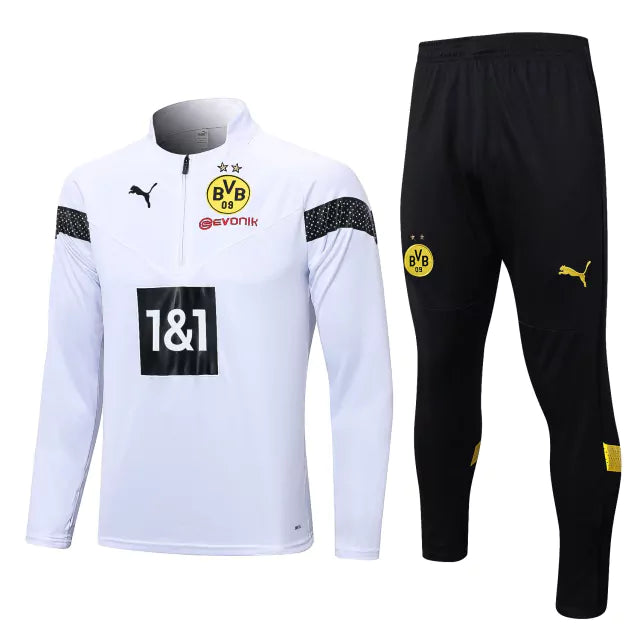 Borussia Dortmund 22/23 White Tracksuit